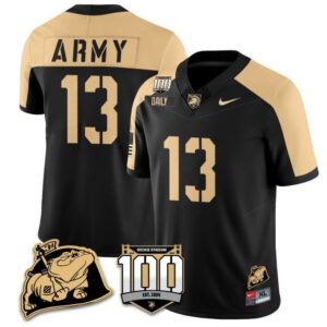 Bryson Daily  #13 Army Black Knights Vapor  College  Stitched Black Alternate