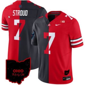 C.J. Stroud  #7 Ohio State Buckeyes Split Vapor  Stitched