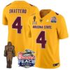 Cam Skattebo  #4 Arizona State Peach Bowl Patch  V2 Gold