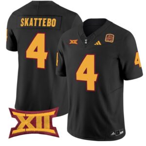 Cam Skattebo  #4 Arizona State Sun Devils Vapor  College  Black