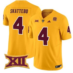 Cam Skattebo  #4 Arizona State Sun Devils Vapor  College  Gold