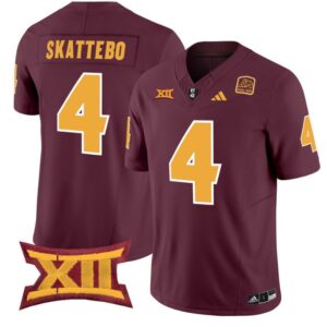 Cam Skattebo  #4 Arizona State Sun Devils Vapor  College  Maroon