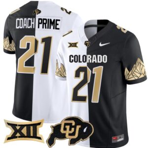 Coach Prime  #21 Colorado Buffaloes Vapor   Stripeout