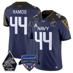 Colin Ramos  #44 Navy Midshipmen 2025 Armed Forces Bowl  Navy