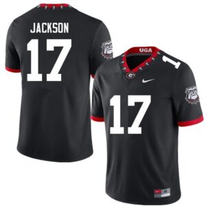 Dan Jackson  #17 Georgia Bulldogs College  Black Alternative