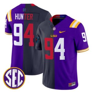 Danielle Hunter  #94 LSU Tiger Split Vapor  V2  Stitched