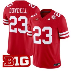 Dante Dowdell  #23 Nebraska Cornhuskers Vapor   Scarlet