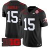 Dylan Raiola  #15 Nebraska Cornhuskers Vapor   Black