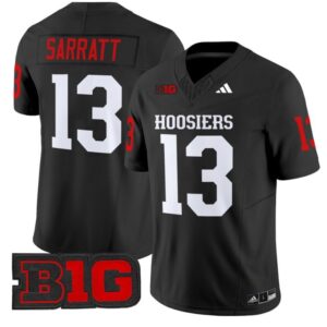Elijah Sarratt  #13 Indiana Hoosiers Vapor   Black