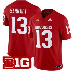 Elijah Sarratt  #13 Indiana Hoosiers Vapor   Crimson