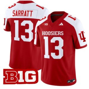 Elijah Sarratt  #13 Indiana Hoosiers Vapor   Crimson Alternate