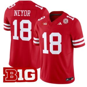 Isaiah Neyor  #18 Nebraska Cornhuskers Vapor   Scarlet