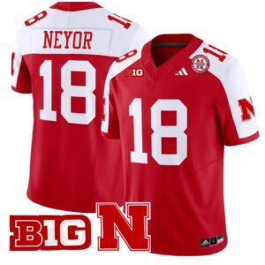 Isaiah Neyor  #18 Nebraska Cornhuskers Vapor   Scarlet Alternate