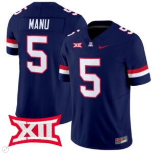Jacob Manu  #5 Arizona Wildcats Vapor   Navy