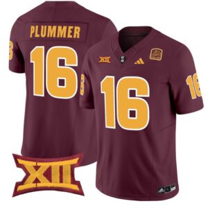 Jake Plummer  #16 Arizona State Sun Devils Vapor  College  Maroon