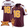 Jake Plummer  #16 Arizona State Sun Devils Vapor  College  Maroon Alternate