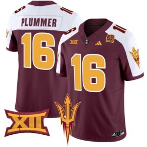 Jake Plummer  #16 Arizona State Sun Devils Vapor  College  Maroon Alternate
