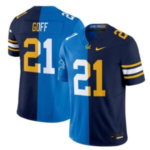 Jared Goff  Lions #21 California Golden Bears Split Vapor