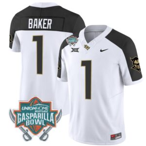 Javon Baker  #1 UCF Knights Unionhome Patch Vapor  Stitched Inverted