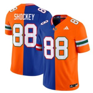 Jeremy Shockey  Giants #88 Miami Hurricanes Split Vapor V2