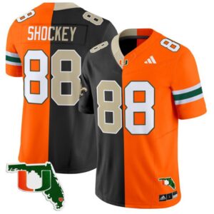 Jeremy Shockey  Saints #88 Miami Hurricanes Split Vapor