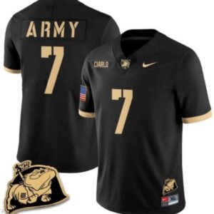 Jimmy Ciarlo  #7 Army Black Knights  College  Stitched Black