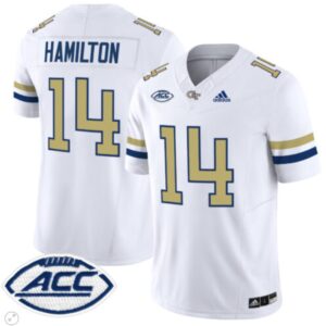 Joe Hamilton  #14 Georgia Tech Yellow Jackets Vapor   White