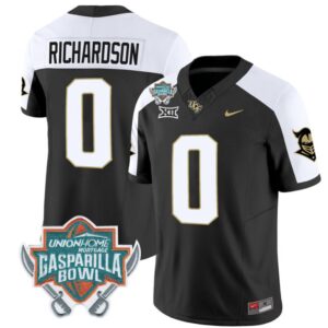 Johnny Richardson  #0 UCF Knights Unionhome Patch Vapor  Stitched Alternate