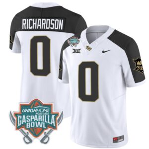 Johnny Richardson  #0 UCF Knights Unionhome Patch Vapor  Stitched Inverted