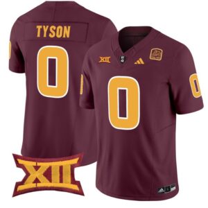 Jordyn Tyson  #0 Arizona State Sun Devils Vapor  College  Maroon