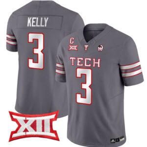 Josh Kelly  #3 Texas Tech Red Raiders Vapor   Grey