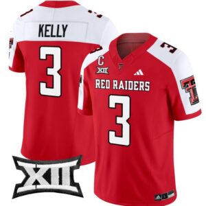 Josh Kelly  #3 Texas Tech Red Raiders Vapor   Red Alternate