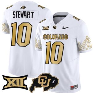 Kordell Stewart Jersey #10 Colorado Buffaloes Vapor Limited Football White Limited