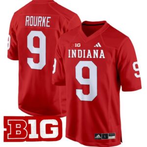 Kurtis Rourke  #9 Indiana Hoosiers 2024 Game V2  Crimson