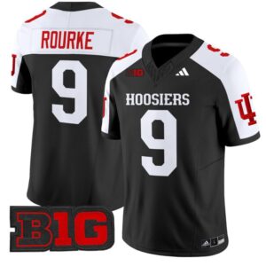 Kurtis Rourke  #9 Indiana Hoosiers Vapor   Black Alternate