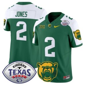 Matt Jones  #2 Baylor Bears 2024 Texas Bowl  Green Alternate