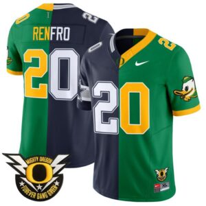 Mel Renfro  #20 Oregon Ducks Split Vapor   Stitched