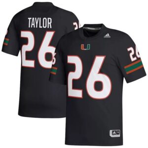 Miami Hurricanes #26 Sean Taylor Black Stitched