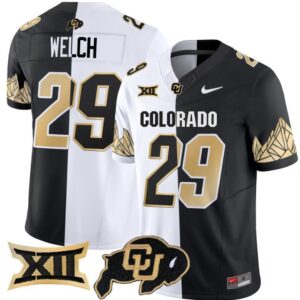 Micah Welch  #29 Colorado Buffaloes Vapor   Stripeout