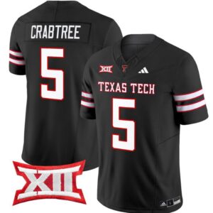 Michael Crabtree  #5 Texas Tech Red Raiders Vapor   Black