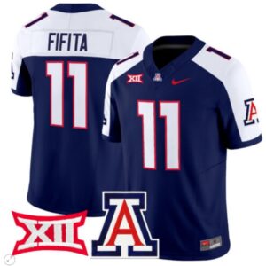 Noah Fifata  #11 Arizona Wildcats Vapor   Navy Alternate