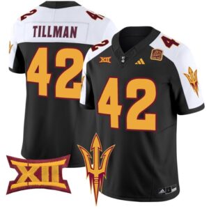 Pat Tillman  #42 Arizona State Sun Devils Vapor  College  Black Alternate