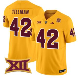 Pat Tillman  #42 Arizona State Sun Devils Vapor  College  Gold