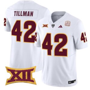 Pat Tillman  #42 Arizona State Sun Devils Vapor  College  White