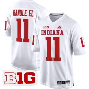 Randle El  #11 Indiana Hoosiers 2024 Game V2  White