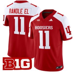Randle El  #11 Indiana Hoosiers Vapor   Crimson Alternate