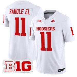 Randle El  #11 Indiana Hoosiers Vapor   White