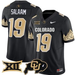 Rashaan Salaam  #19 Colorado Buffaloes Vapor   Black