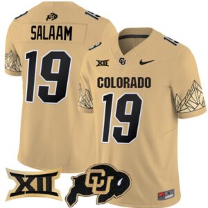 Rashaan Salaam  #19 Colorado Buffaloes Vapor   Gold