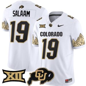 Rashaan Salaam  #19 Colorado Buffaloes Vapor   White